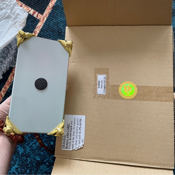 9 dragons ru yi imitation liuli feng shui career authority wealth scalar energy - Picture 7 of 7